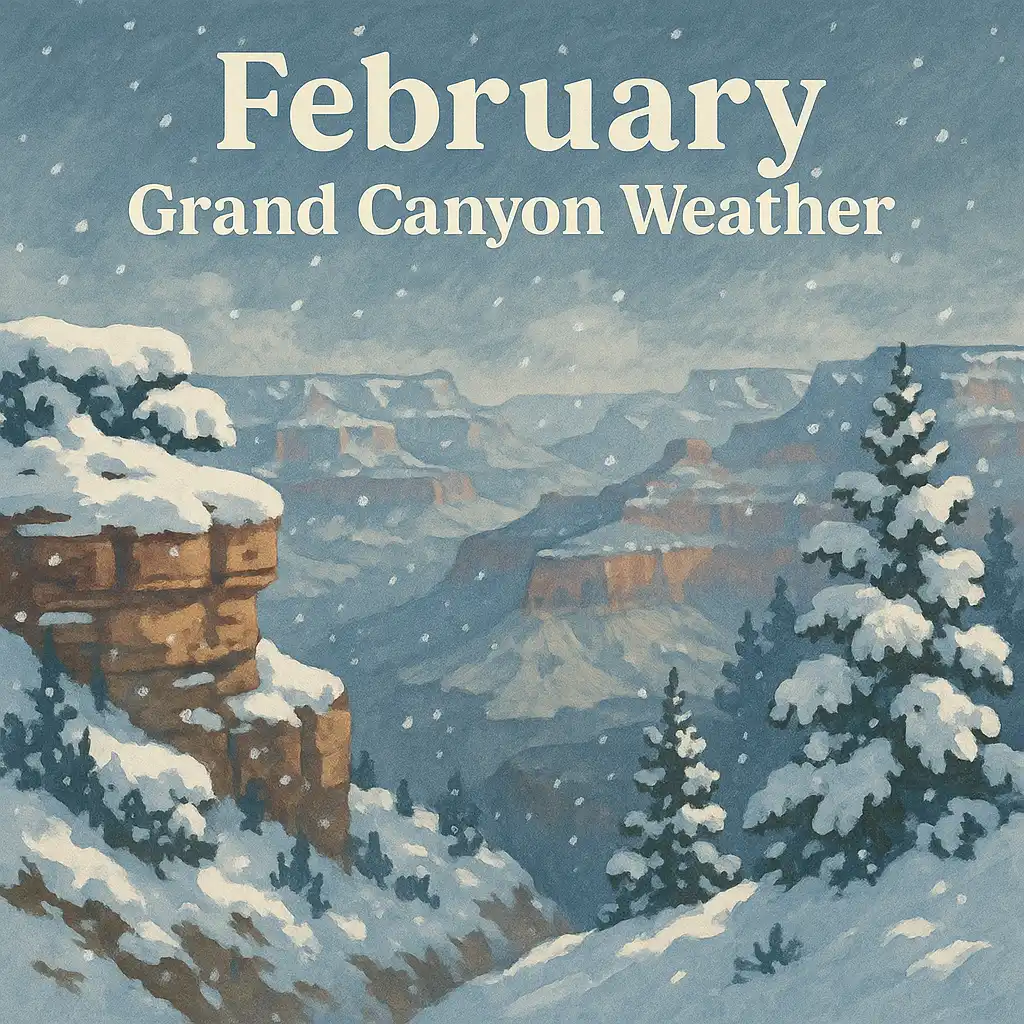 February grand canyon weather