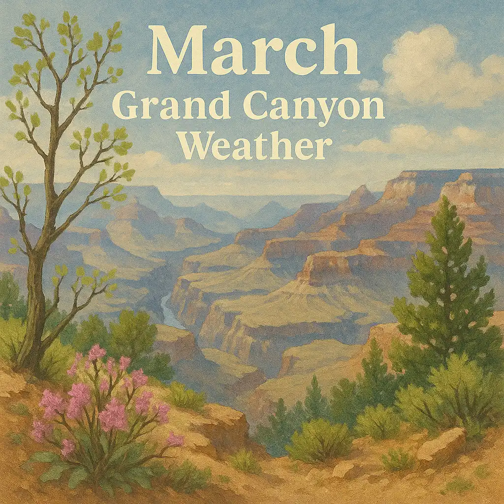 march grand canyon weather